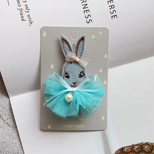 Розничная продажа 1 шт. модная симпатичная кружевная юбка с бантом заколки для