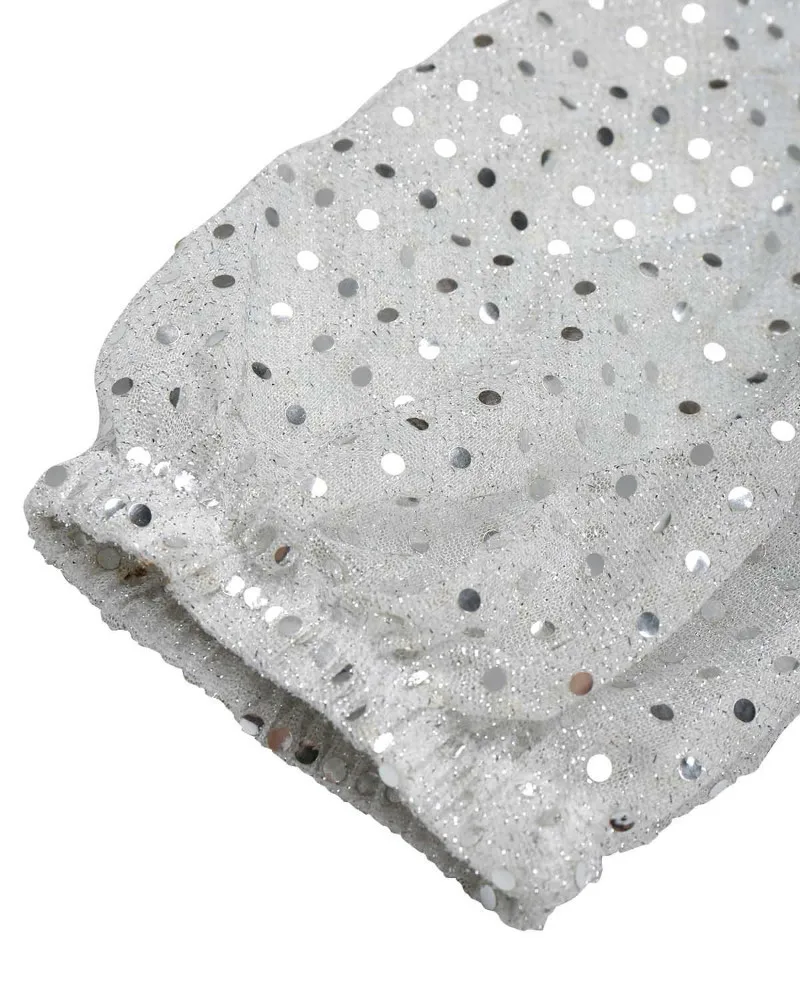 Женское платье с длинным рукавом блестящее Сетчатое длинное блестками и