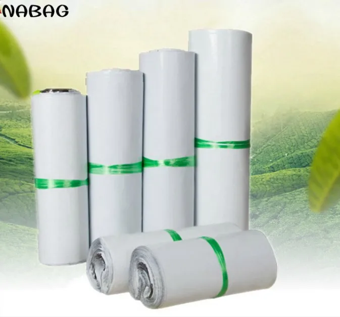 

20Pcs White Self-seal Adhesive Courier bags Storage Bags Plastic Poly Envelope Mailer Postal Shipping Mailing Bags
