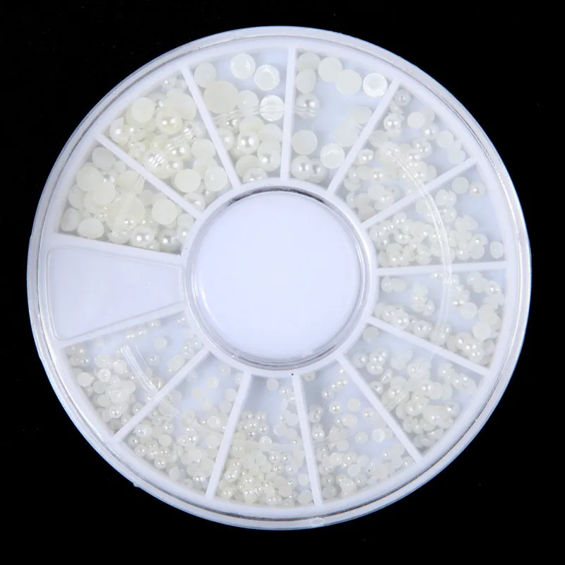 N5122 ROSALIND, 1 коробка, 3D дизайн ногтей, блестящие стразы, акриловые Стразы для ногтей, маникюр, дизайн ногтей, украшение в колесах - Цвет: N5122