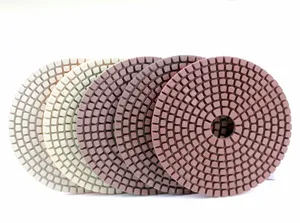 DC-C5PP02 алмазные гибкие сухиевлажные медные полировальные колодки 5 шагов для гранита, мрамора и кварца