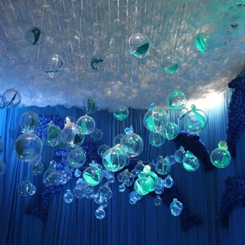 10 шт. 4-16 см новые рождественские Рождественские украшения шары прозрачные