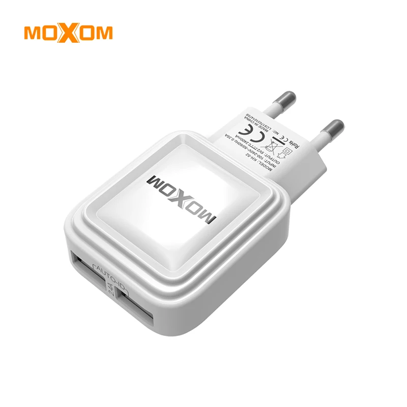 MOXOM USB Зарядное устройство для iPhone X 8 7 iPad USB настенное Зарядное устройство для samsung S9 Xiaomi huawei мобильного телефона Зарядное устройство USB Зарядное устройство