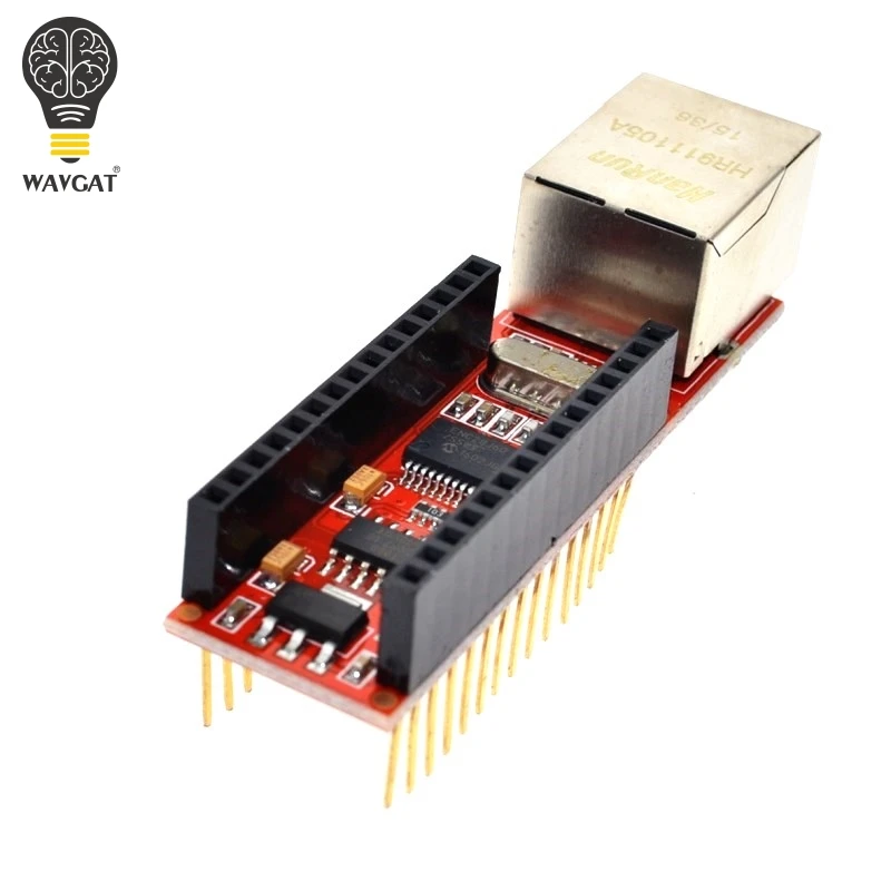 1 шт. ENC28J60 Ethernet щит V1.0 для arduino совместимый нано 3,0 RJ45 Модуль веб-сервера