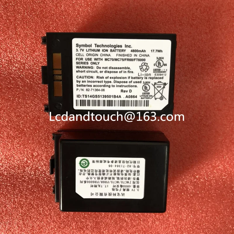 Новый оригинальный аккумулятор большой емкости для Motorola Zebra Symbol MC70 MC7090 MC75 MC75A MC75A6