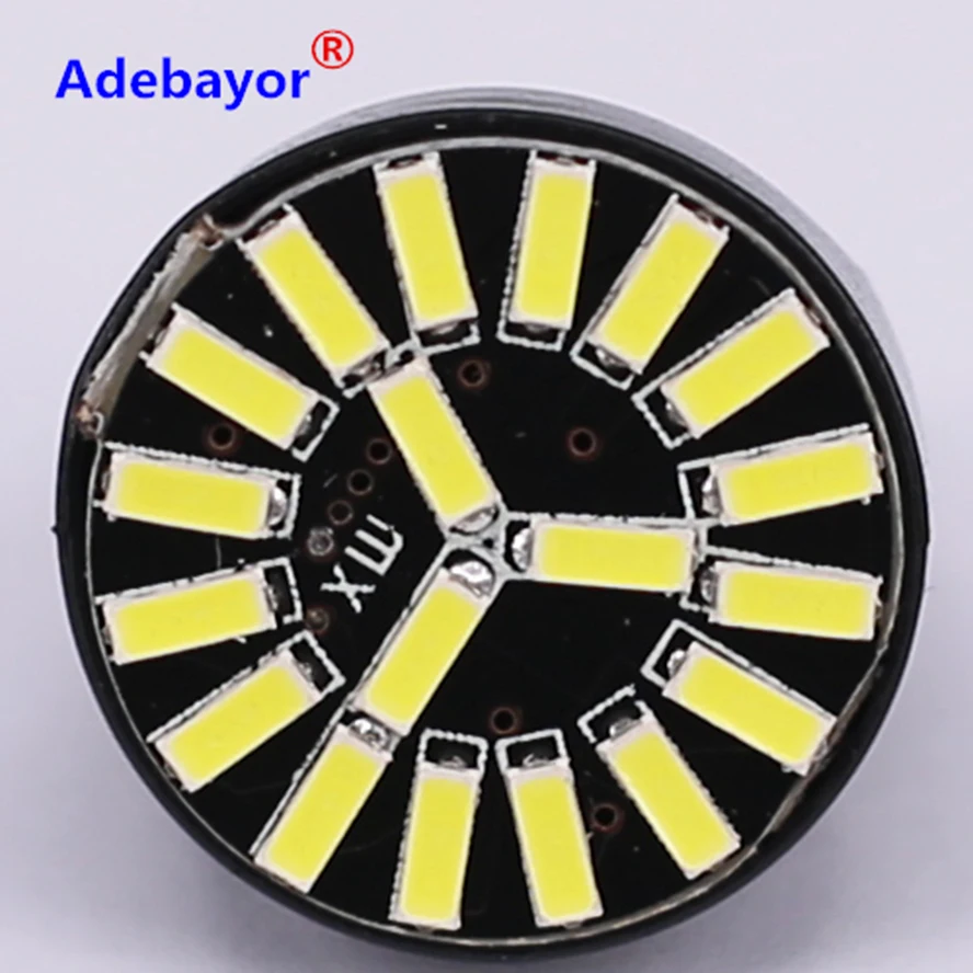 2 шт. T20 7443 W21/5 Вт безошибочный автомобильный Стайлинг 19smd 4014 SMD Реверсивный canbus
