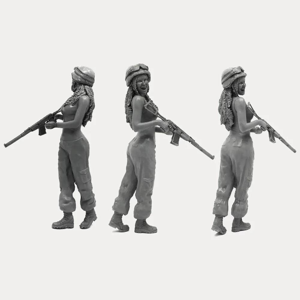 Tobyfancy 1/35 современный США ЖЕНСКИЙ солдат наводчик военнослужащего Смола Модель