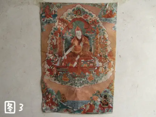 

Tibetan silk embroidery thangka guanyin bodhisattva