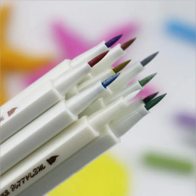 10 шт STA paint pen Diy с металлической записью ручка фото ручка черная карта, посвященная