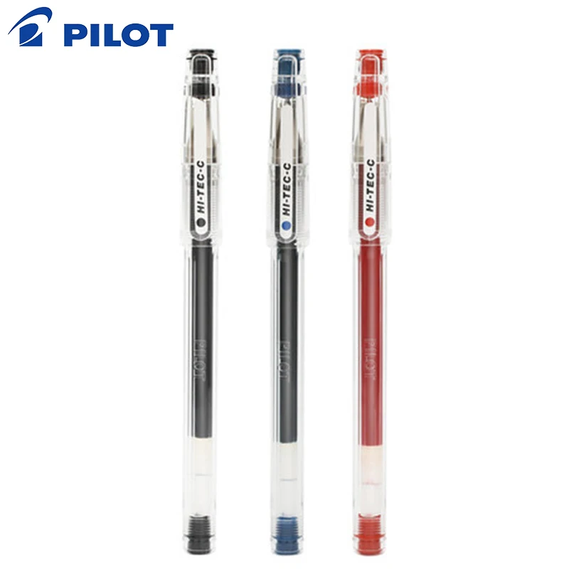 

12pcs/lot PILOT HI-TEC-C Gel Pen BLLH-20C3 BLLH-20C4 BLLH-20C5 0.3MM 0.4 MM 0.5MM Financial Pen Japan