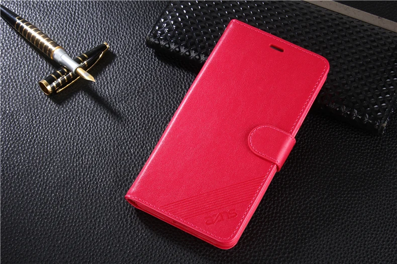 Чехол-бумажник для Xiaomi Redmi Note 4 китайской версии, откидная крышка из искусственной кожи, чехол-подставка для телефона s для Redmi Note 4 Pro 5,5'' - Цвет: Rose Red