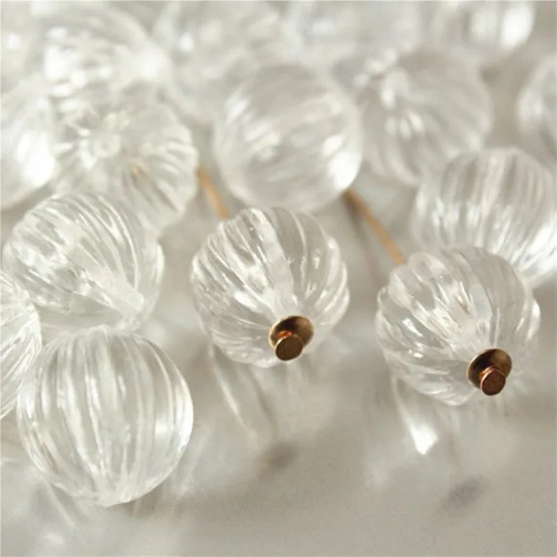30 шт Ясно Белый Винтаж Акриловые Бусины Цепочки и ожерелья Браслет Eearring бусы