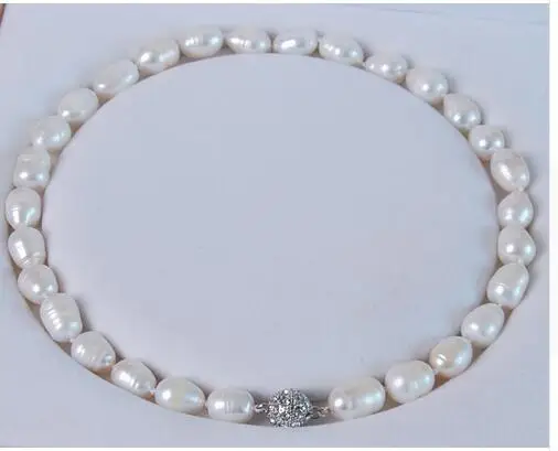 Бесплатная доставка большое колье из натурального белого искусственного