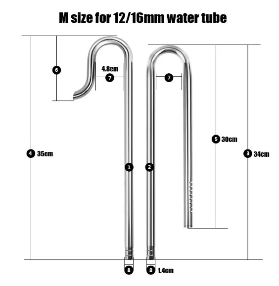 Lily pipe stainless steel inflow outflow fish water plant tank landscape aquarium ADA style
Lily pipe stainless steel inflow outflow fish water plant tank landscape aquarium ADA style