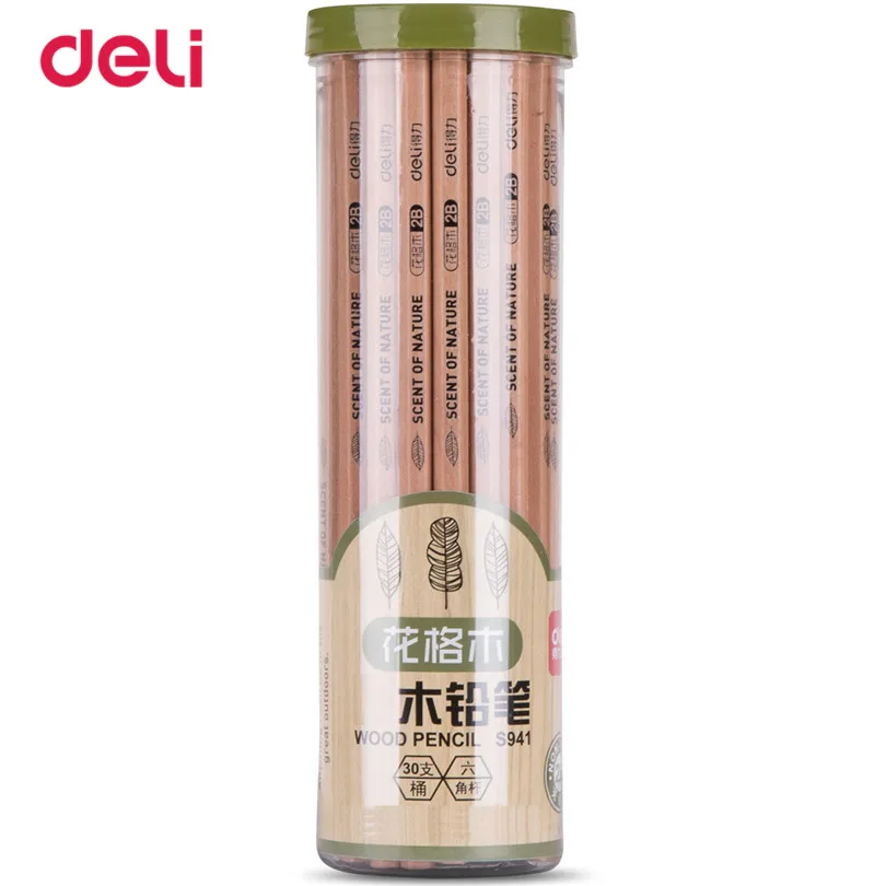 Deli 2B 30 шт. офисные канцелярские принадлежности ремесленные карандаши набор в