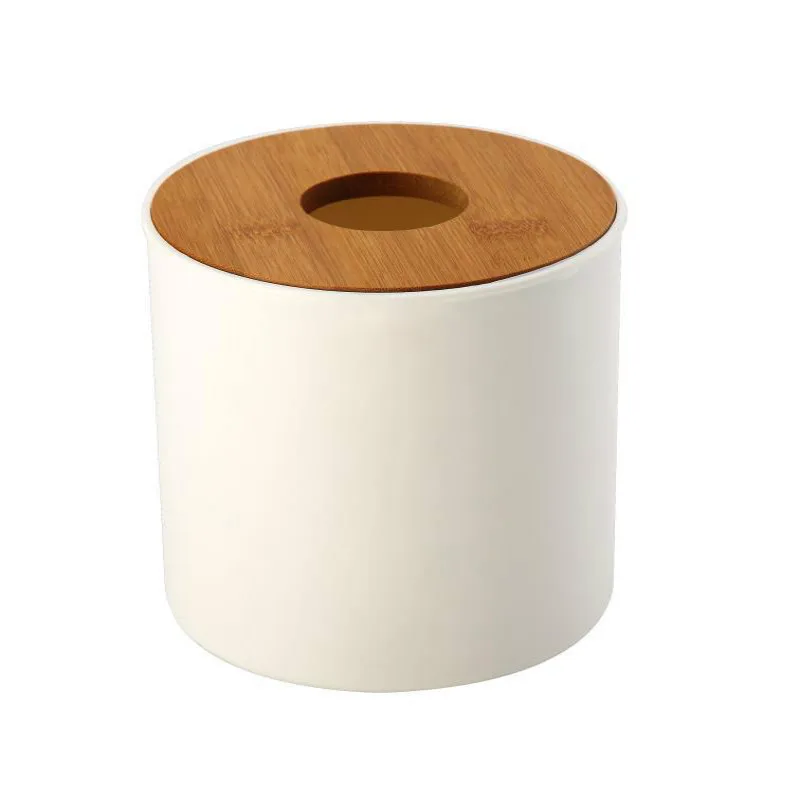 7 видов стилей съемный древесины бамбука крышка пластиковая коробка для салфеток