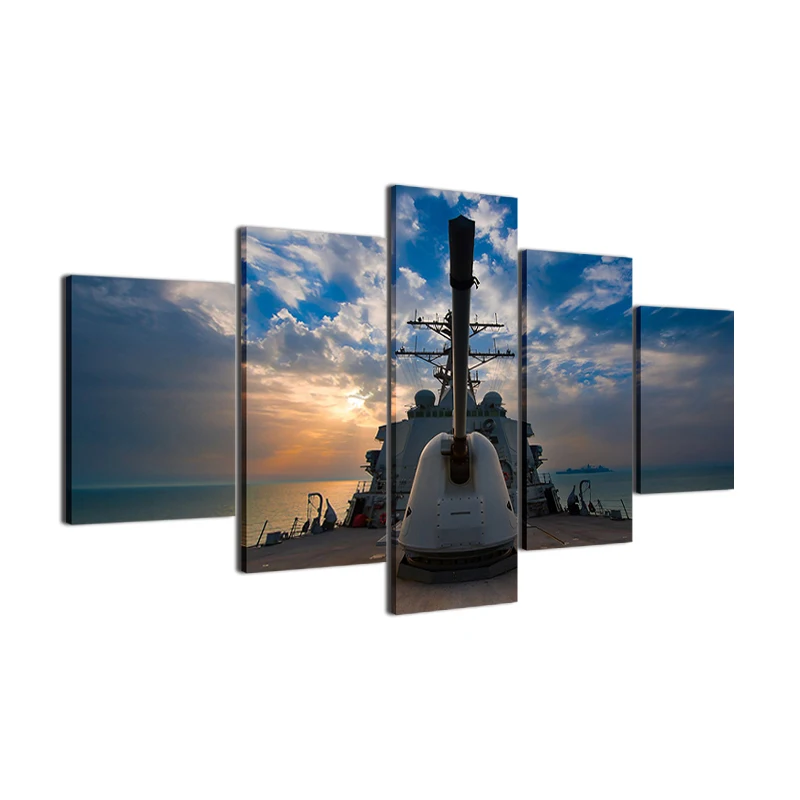 HD Художественная печать на холсте Абстрактная живопись Декор стены гостиной 5