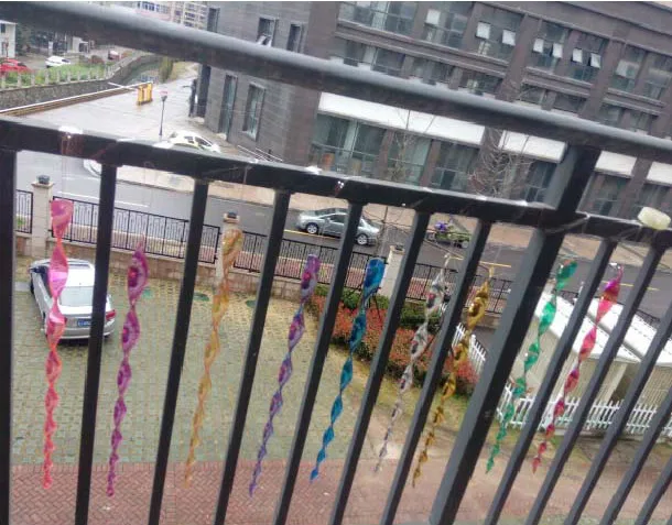 Отпугиватель птиц напугивающее устройство для скручивания ветром декоративное