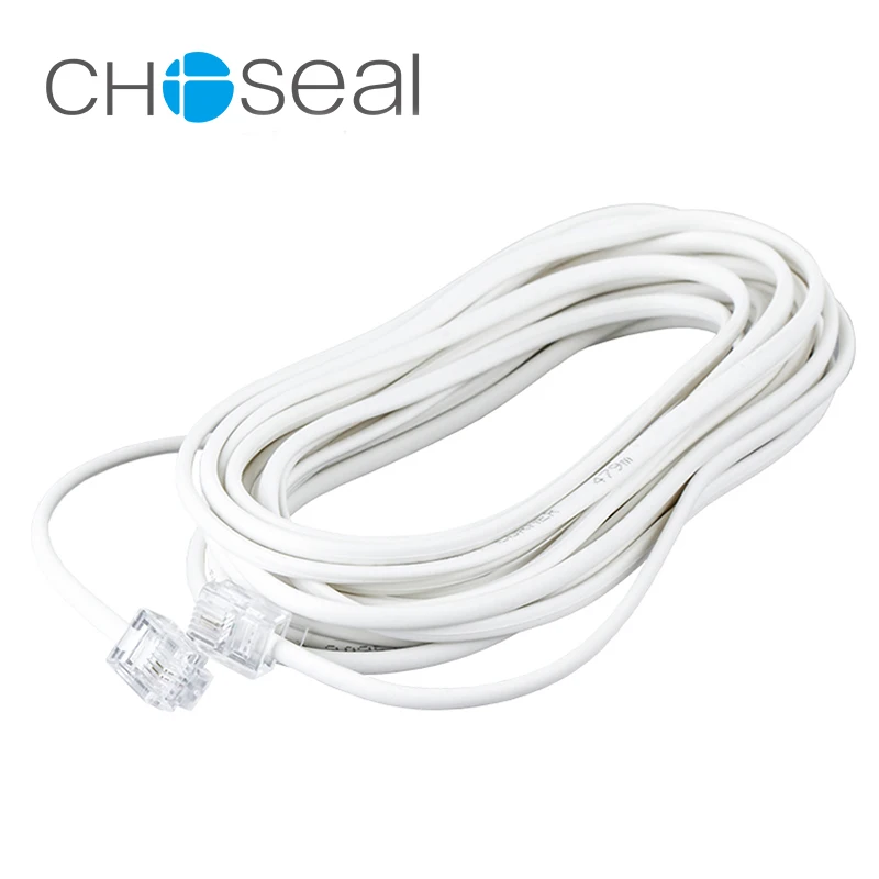 Choseal 30th anniversary QS3901 RJ11 медный телефонный кабель 6P2C соединительный телефон