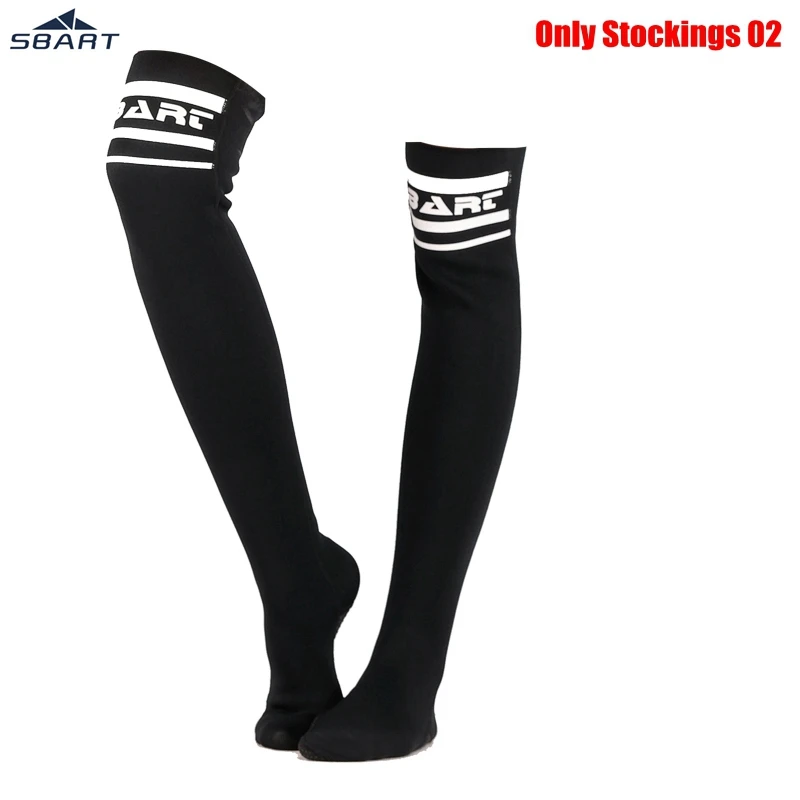 2mm Stockings 02 Sbart Женский 2 мм неопреновый эластичный CR светильник Leathe гидрокостюм Черный с длинным рукавом на молнии водолазный Сноркелинг костюм и Нескользящие чулки - Цвет: 2mm Stockings 02