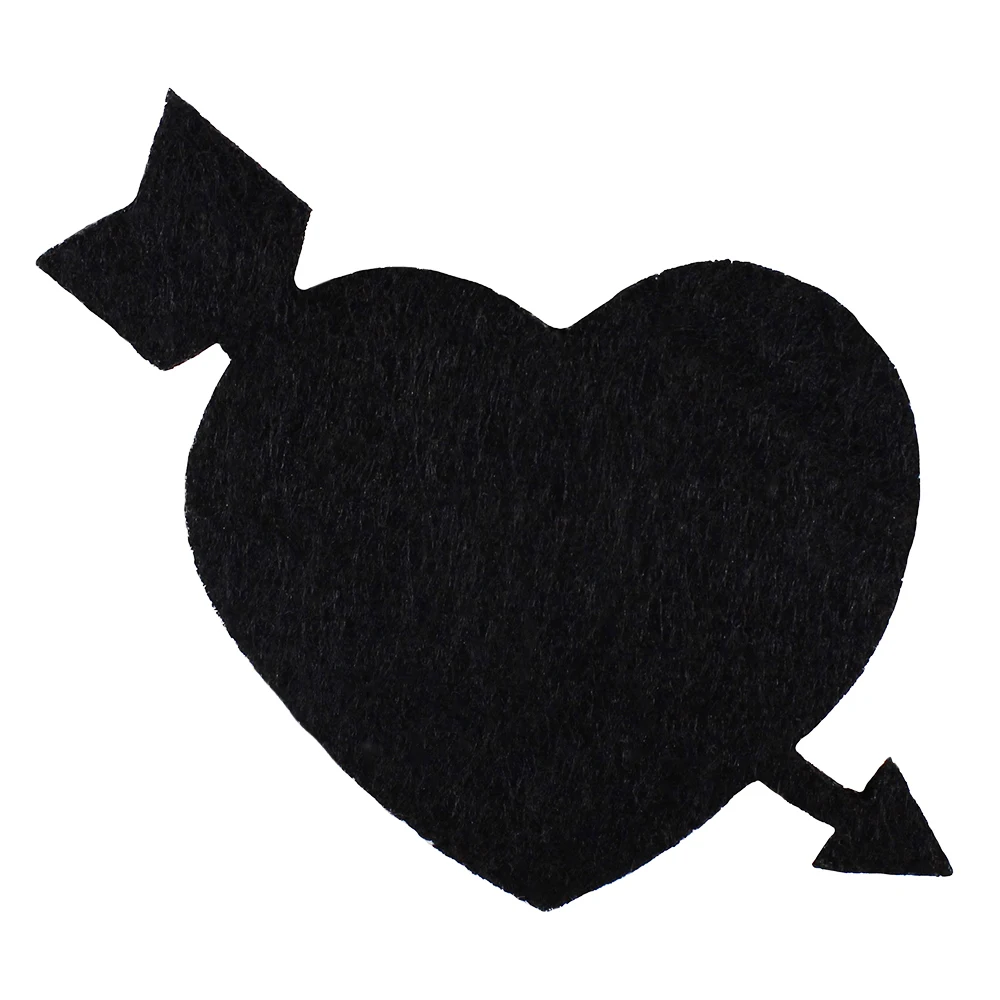 10 шт. вышитые бисером нашивки стрелы в виде сердца с кристаллами и аппликацией AB