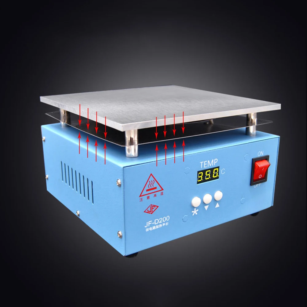 

JF-D200 Heating Platform Preheating Station Screen Repair Special Heating Units 220V Mobile maintenance tools