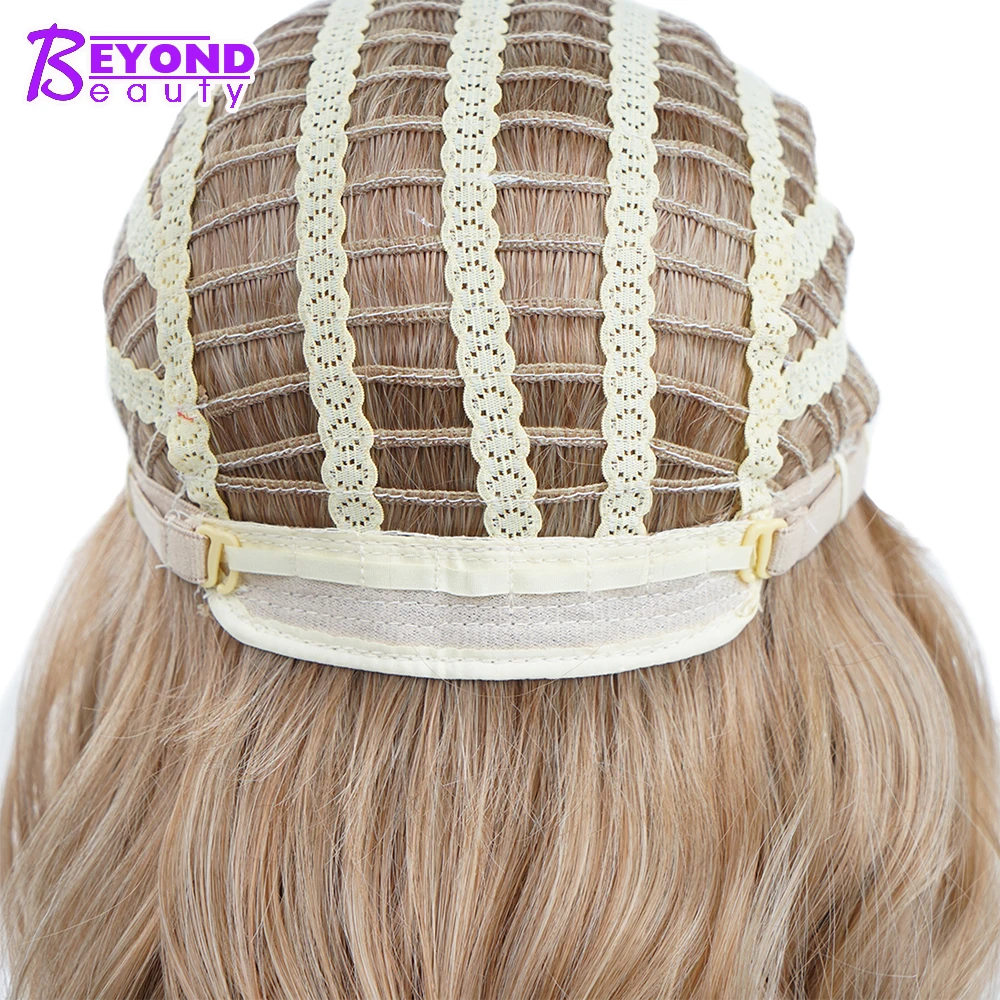 SyntehticSynthetic блондинка Ombre волнистые длинные Искусственные парики для женщин
