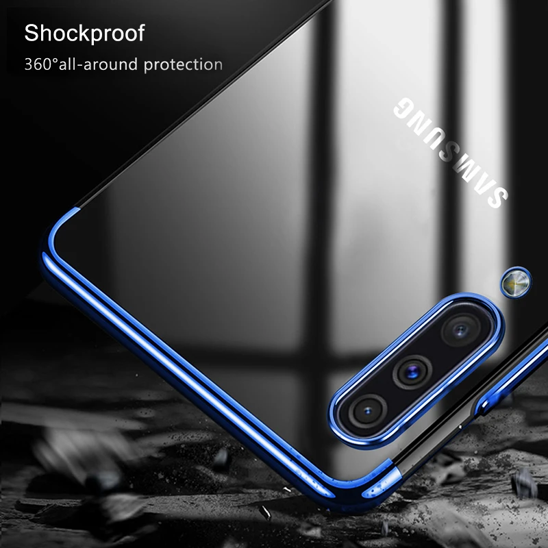 Чехол для Samsung Galaxy A70 прозрачный мягкий чехол из ТПУ с покрытием A50 A 50 70 A705F A40 40
