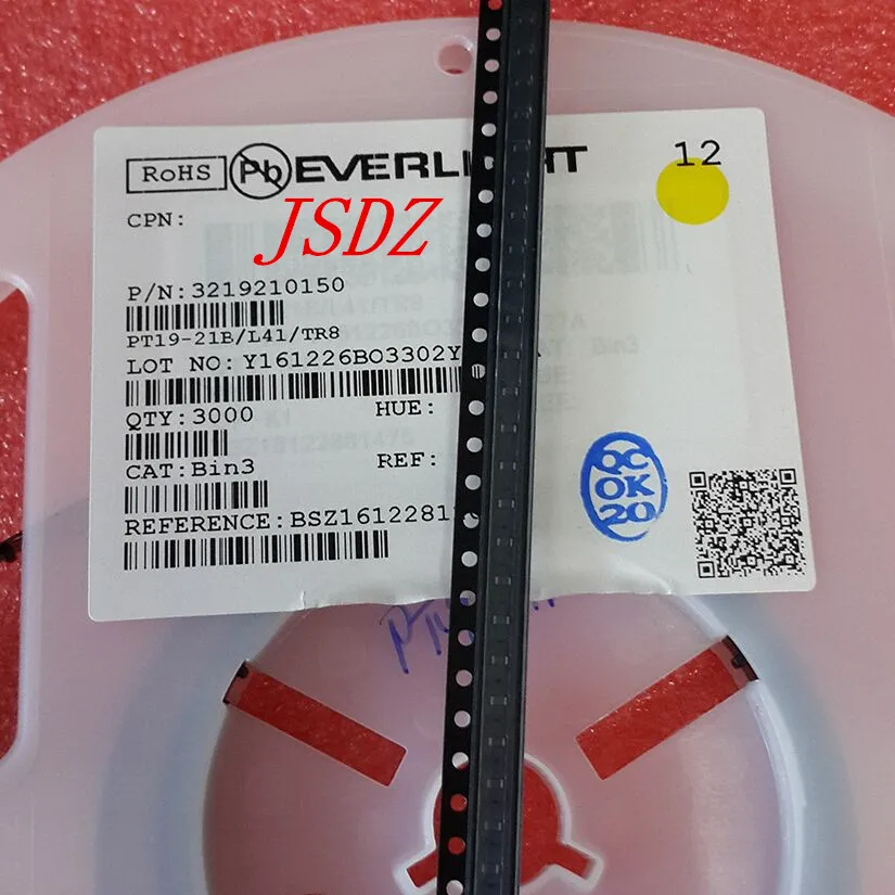 PT19-21B/L41/TR8 0603 сквозное отверстие инфракрасный трубка приемника 940NM 100 шт