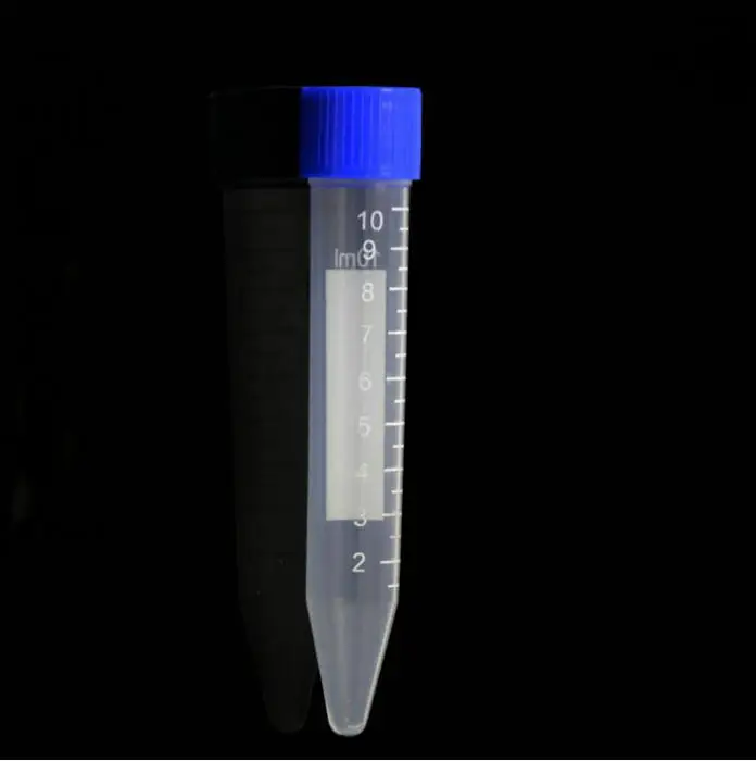 

10ML 100pcs/lot Clear Plastic centrifuge tube PP Microcentrifuge Centrifuge Tubes with screw cap Plastic Test Sample Vials