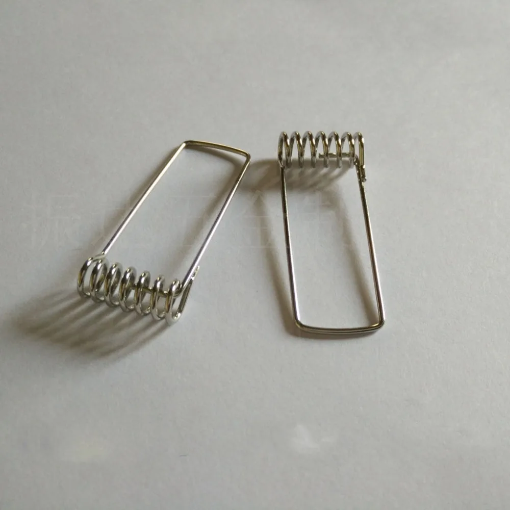 1000 pcs/lot 40mm*16mm*1.0mm Fixed Spring Clip For LED Ceiling Lamp Spotlights Downlight Free Shipping | Обустройство дома