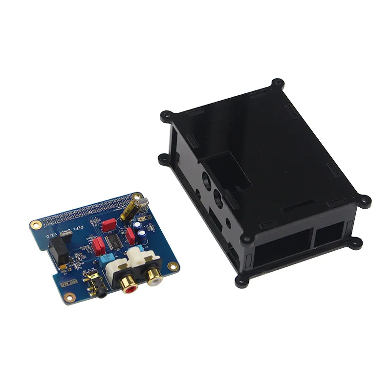 Цифровая звуковая карта HIFI DAC Аудио Звуковая с интерфейсом I2S + акриловый чехол