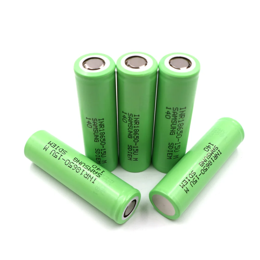 C& P Замена для samsung 15UM 18650 батарея 1500 mAh 10 шт. разрядный ток 20A батаейки к электронным сигаретам инструмент 20A