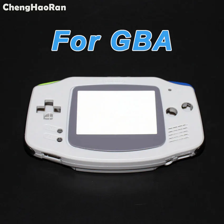 ChengHaoRan серый цвет для GBA корпус в виде ракушки чехол замена кожи Gameboy Advance с кнопкой, шурупы, резиновые прокладки
