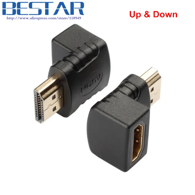 Позолоченный угловой переходник HDMI v1.4 4k 30 Гц|hdmi plug|degree anglemale to male hdmi |