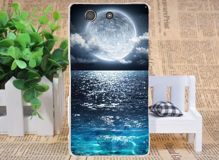 Чехол с рисунком для Sony Xperia Z3 compact z3 mini D5803 D5833 чехол телефона милой кошкой задняя