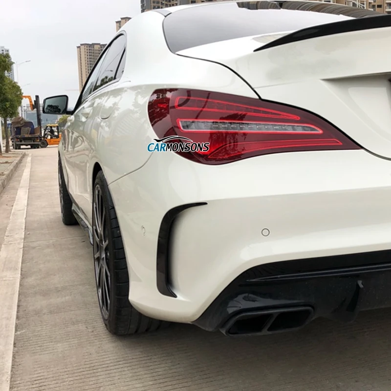 Для Mercedes Benz CLA Class W117 C117 Sport Seden 200 220 260 45 наклейки на бампер и вентиляционную решетку