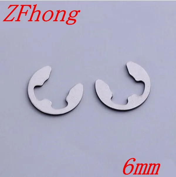 

100pcs DIN6799 M6 6mm Stainless Steel E circlips retaining ring for shafts