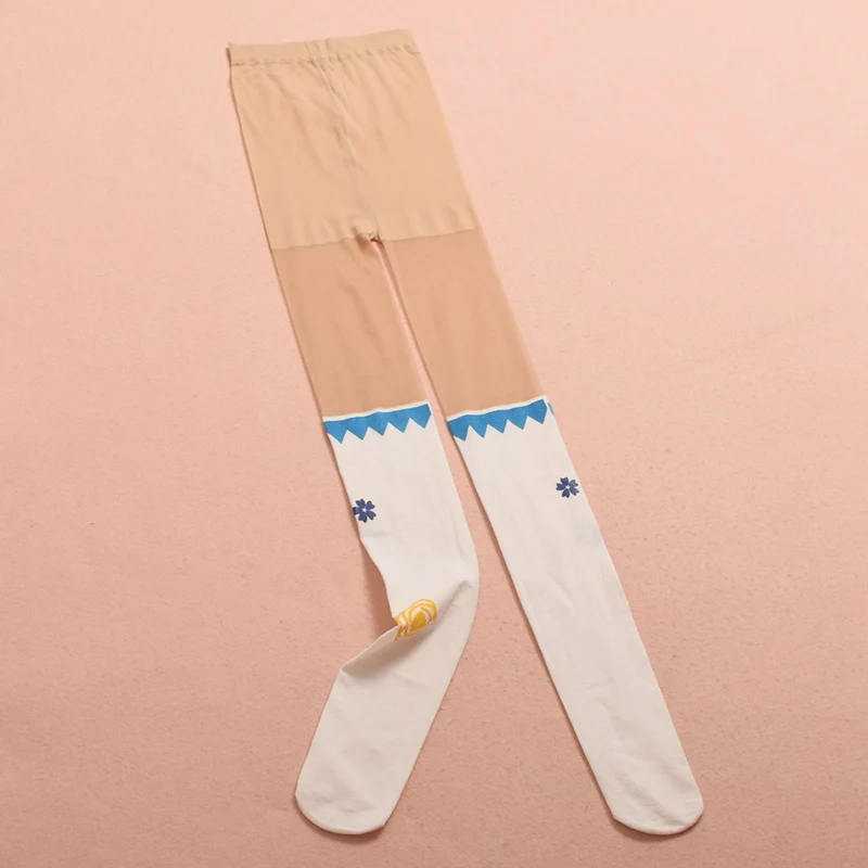 Женские черные колготки для косплея онлайн Touken Ranbu милые аниме чулки|stockings