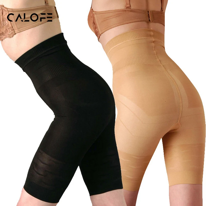 CALOFE 3XL Hights талия тонкие женские леггинсы до колена для фумера под юбки
