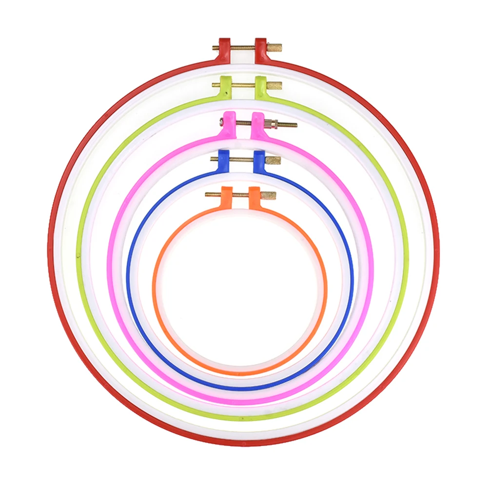 5 шт. Набор круглых кругов для вышивания крестиком слот карт|Швейные инструменты
