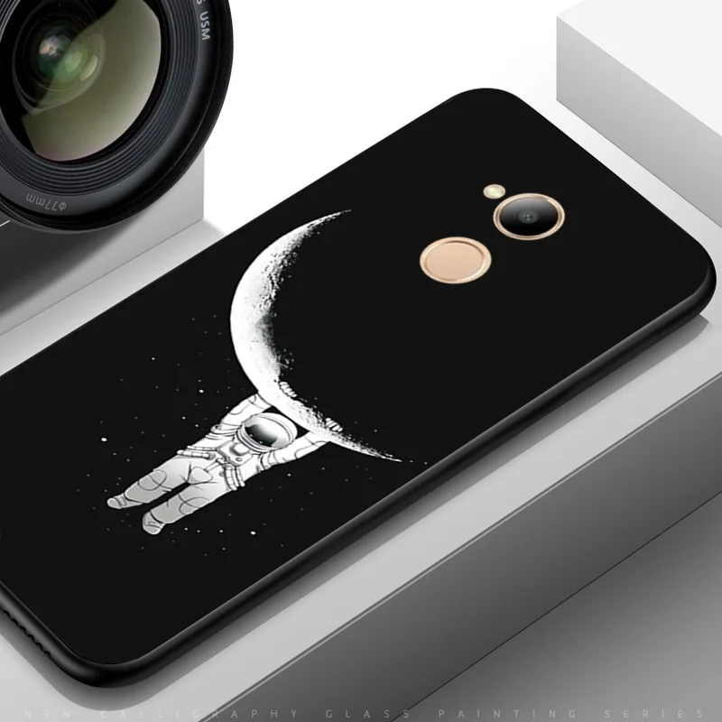 TPUBLK504 YOUVEI чехол для huawei Honor 6C 6C Pro Чехол черный мягкий ТПУ задняя крышка для huawei Honor 6C Pro чехол для телефона - Цвет: TPUBLK504