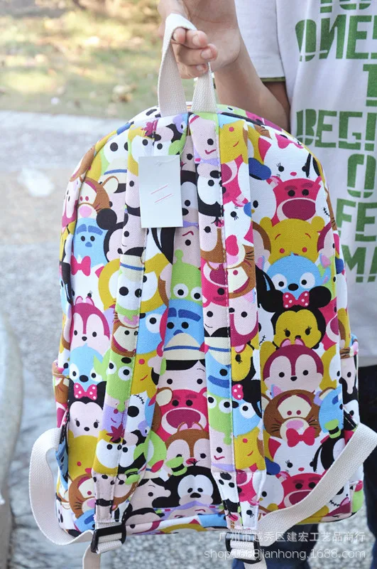 Дисней Микки Маус мультфильм детей маленький рюкзак сумка для школы tote Досуг начальной школы Студенческая сумка мода путешествия