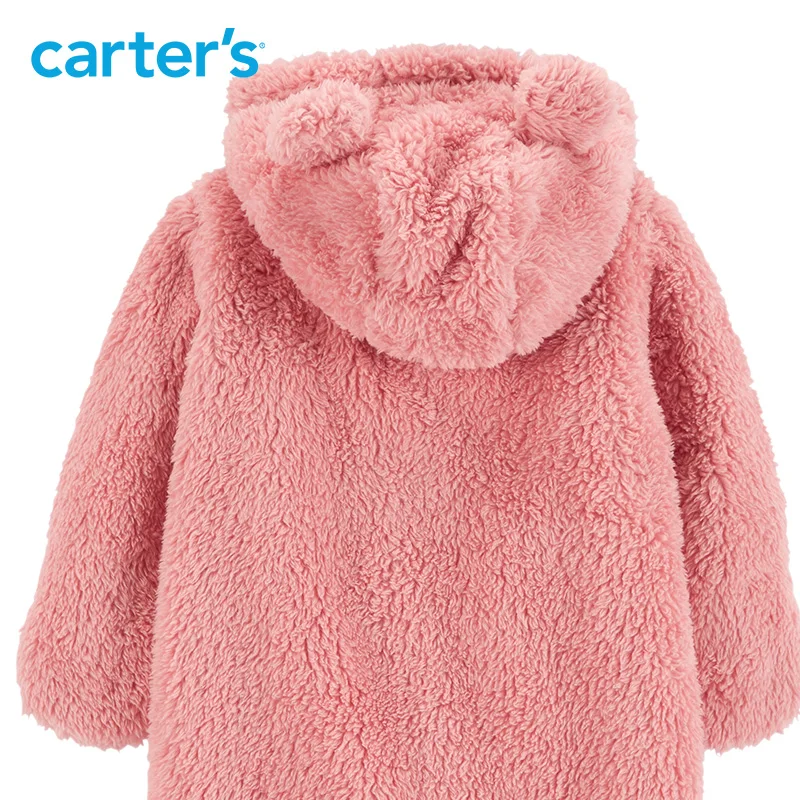 Carters на осень зиму Комбинезоны для маленьких мальчиков толстые теплые длинные