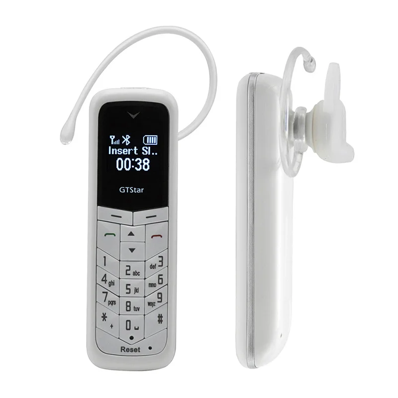 Fsmart BM50 bluetooth Dialer Мини Мобильный телефон 0,66 дюймов две sim-карты мобильный телефон маленькие наушники bluetooth telefone PK BM70