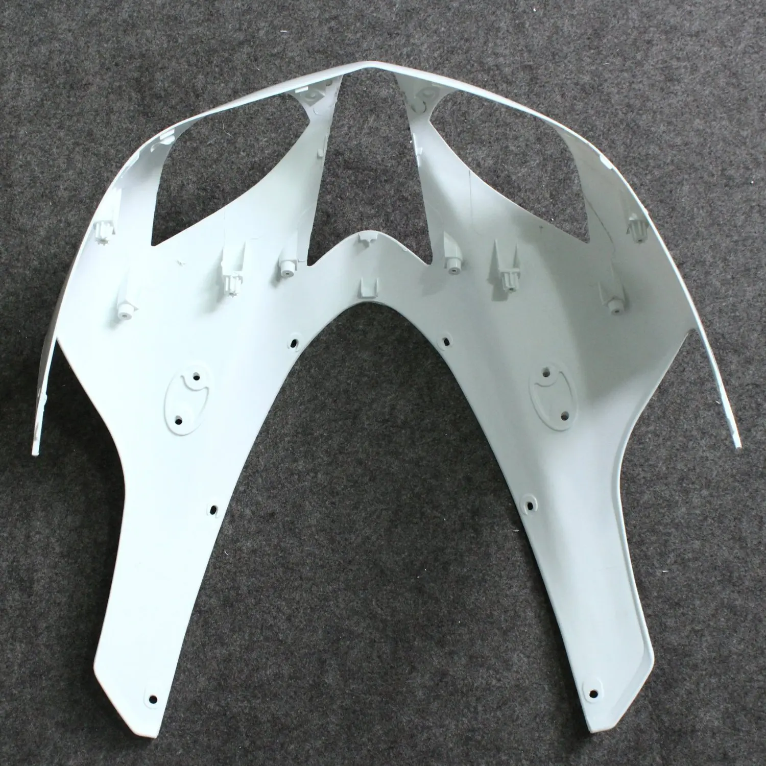 

ZX6R 07 08 Motorcycle Front Upper Nose Fairing For Kawasaki Ninja 636 ZX-6R ZX 6R 2007 2008 Unpainted Bodywork Fairings Cowl