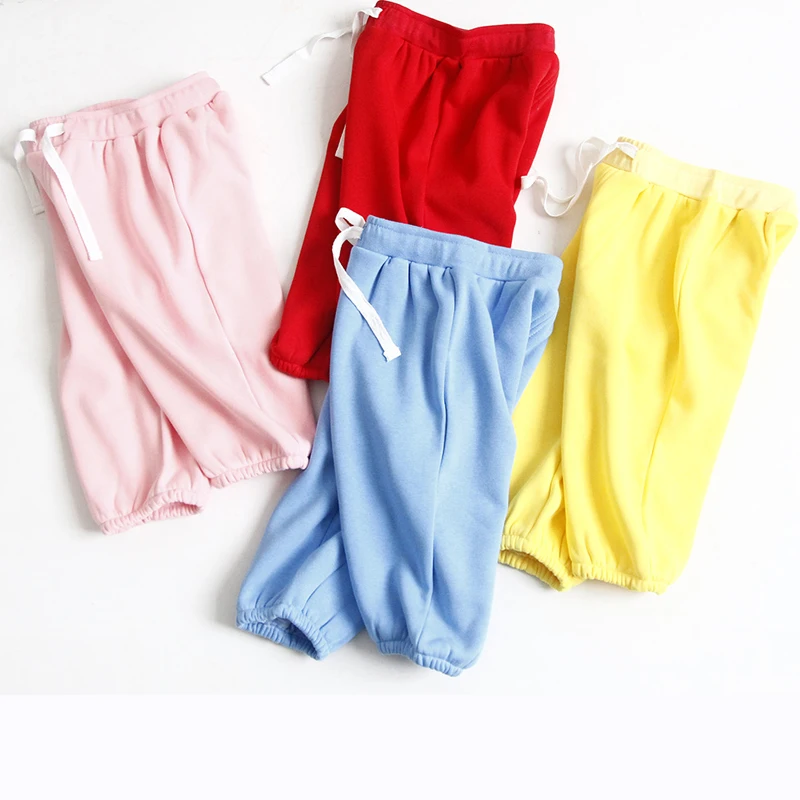 Детские штаны зимние толстые теплые леггинсы для малышей новорожденных