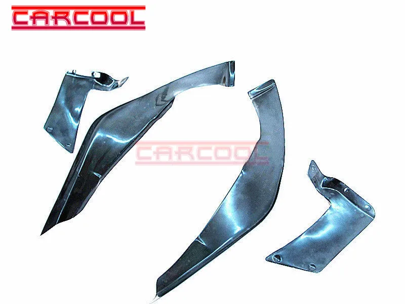 Автомобильный Стайлинг из стекловолокна передний бампер утка 4 шт. Боди Комплект