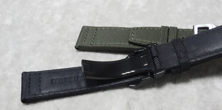 20 мм 21 мм 22 мм военный зеленый черный кожаный ремешок для часов IWC Pilot's Watch PORTUGIESER Portofino family