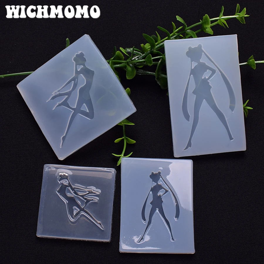 Новинка 1 шт. подвески Sailor Moon Craft DIY прозрачные жидкие силиконовые формы для